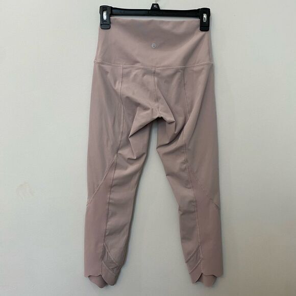 Lululemon Wunder Under Crop High-Rise Roll Down Scallop Full -On Luxtreme 23” - Picture 7 of 10